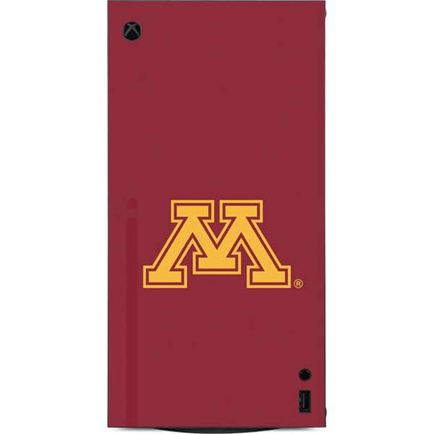 University of Minnesota M Logo XBox Series X Digital Edition Console Skin